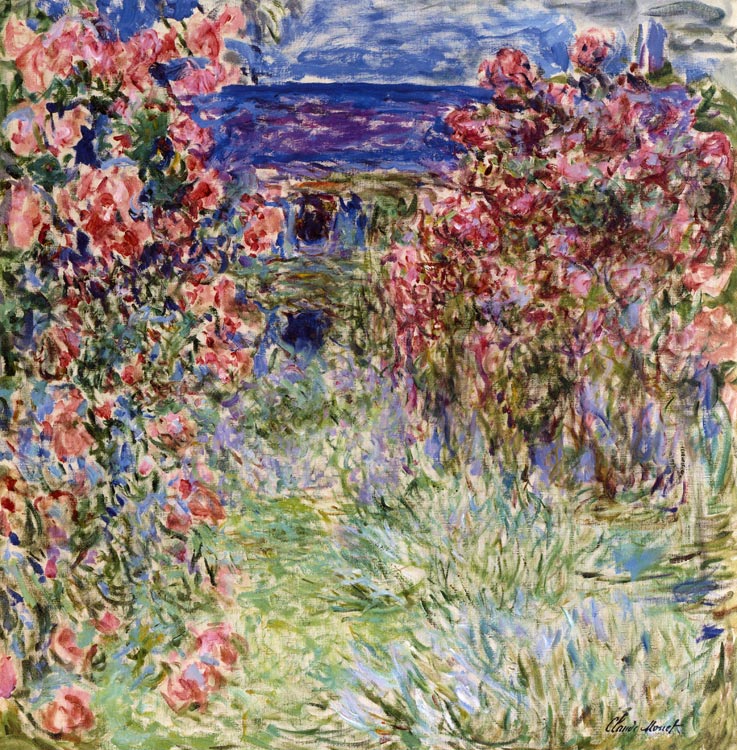 Impressionismus Claude Monet Das Haus In Den Rosen Faksimile 22 Auf Buttenpapier Ebay